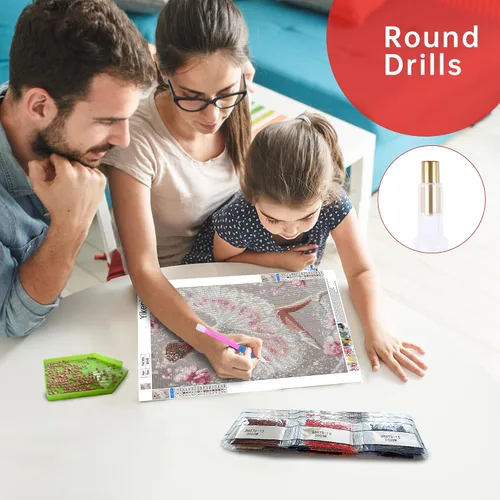 Miniatura 5 de Yikenjoy Kits de arte de diamantes de bailarina para adultos – Kit de pintura de diamante de bailarina 5D para principiantes, decoración de pared