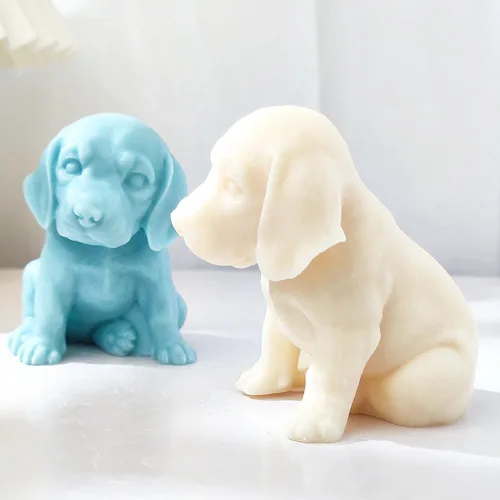 Miniatura 8 de Molde de labrador grande de silicona para velas de cera de jabón, resina epoxi, manualidades, perro, cachorro, animal, deshierbe, fiesta, cena
