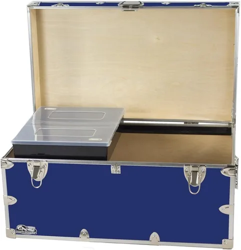Miniatura 9 de C&N Footlockers - Baúl de almacenamiento grande con bandeja - Fabricado en los Estados Unidos - Solo casillero de acero en Amazon - Cofre duradero