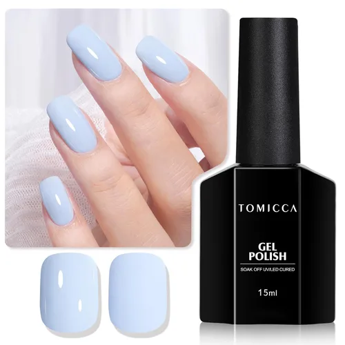 Miniatura 41 de TOMICCA Capa superior de gel mate, 0.5 onzas líquidas, acabado mate para esmalte de uñas de gel, remojar LED UV para curar de larga duración