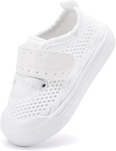 Miniatura 63 de BMCiTYBM Zapatos de bebé para niños pequeños, zapatillas de malla transpirable antideslizantes