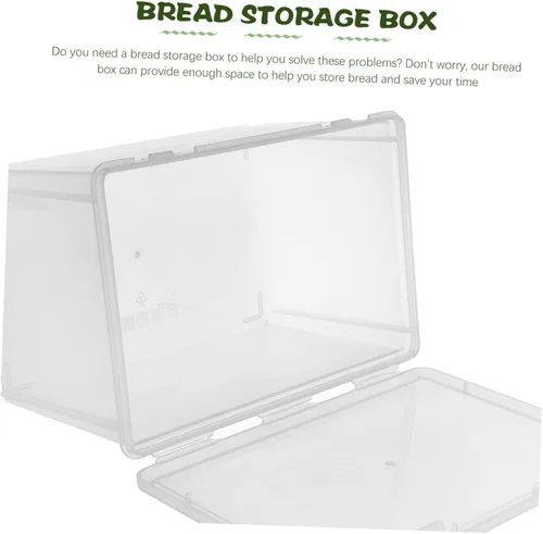 Miniatura 7 de Recipiente hermético para almacenamiento de pan, soporte para pan de cocina, organizador para caja de frescura para refrigerador y encimera