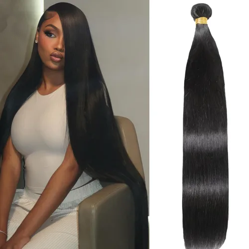 Miniatura 20 de 613 paquetes de cabello humano de 10 pulgadas, grado 12A, 100% sin procesar, rubio virgen brasileño 613, extensiones de cabello humano para mujeres