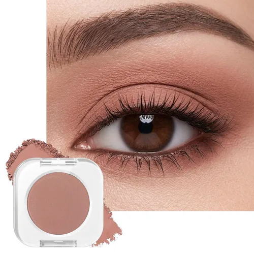 Miniatura 13 de Erinde Paleta de sombra de ojos blanca mate, sombra de ojos en polvo prensado blanco, ultra mezclable, color pigmentado, larga duración, base de 201