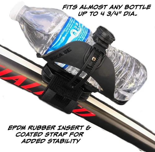 Miniatura 4 de ABC por BiKASE - Cualquier Jaula de Botella, Soporte para Botella de Agua de Bicicleta - Se Ajusta a Cualquier Botella, Contenedor, Altavoz, Soporte