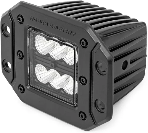 Miniatura 2 de Rough Country Luces LED Cree de montaje empotrado serie negra de 2" Par - 70113BL