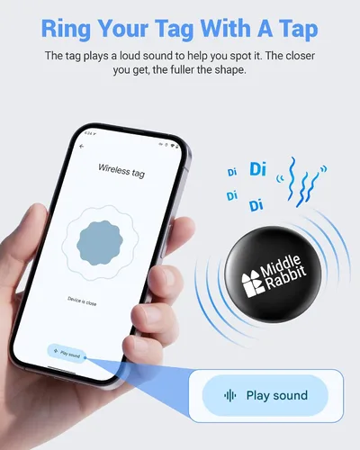 Miniatura 6 de Rastreador magnético de auto (solo Android): etiqueta de seguimiento de vehículos, etiqueta de localizador GPS Android compatible con Google Find My