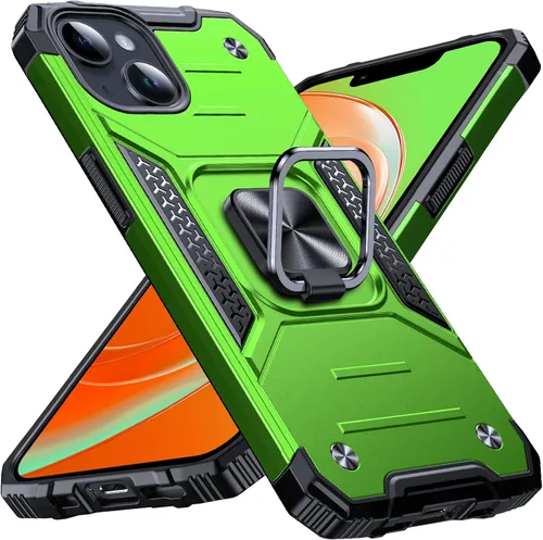 Miniatura 22 de Anqrp Funda resistente para iPhone 6/7/8/SE/SE2 con soporte de anillo mejorado y agarre, grado militar, a prueba de golpes, resistente y robusta