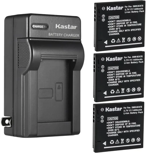 Miniatura 6 de Kastar Cargador de batería de pared AC para Panasonic Lumix DMC-TS25, Lumix DMC-TS30, Lumix DMC-FH2, Lumix DMC-FH4, Lumix DMC-FH5, Lumix DMC-FH6