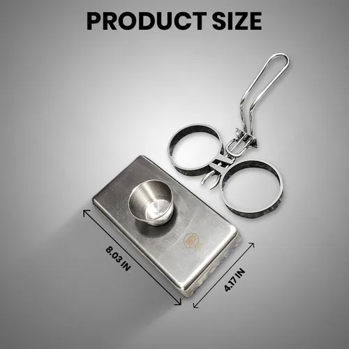 Miniatura 6 de Rattleware Anillos para huevos de acero inoxidable, grado comercial, cocción uniforme, mango resistente al calor, ideales para freír huevos