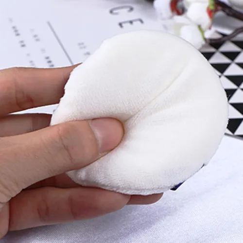 Miniatura 6 de Powder Puff 3 piezas de 3 pulgadas de polvo suave para maquillaje, almohadillas de maquillaje con cinta para rostros y polvos sueltos para base