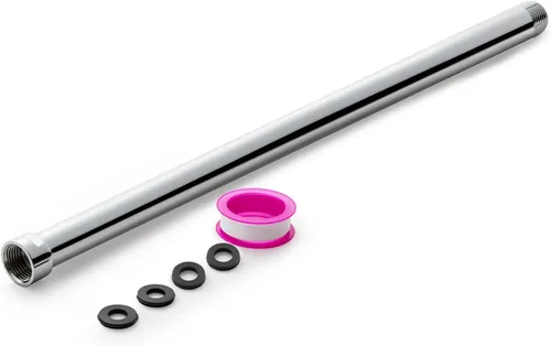 Miniatura 28 de OFFO Brazo de extensión de cabezal de ducha, extensión de brazo de ducha, extensor de cabezal de ducha hecho de acero inoxidable 304, extensión