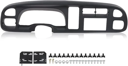 Miniatura 12 de PIT66 Cubierta de bisel de tablero TPE color negro compatible con Dodge Charger Plymouth Belvedere Coronet GTX Road Runner Satellite 1971-1974 Panel