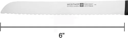 Miniatura 5 de Wusthof Gourmet - Cuchillo dentado de 6 pulgadas