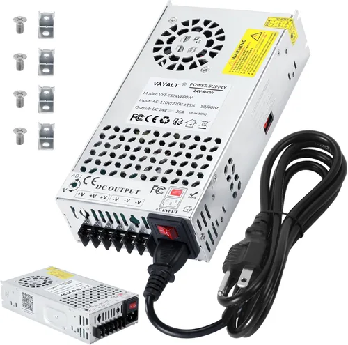 Miniatura 14 de VAYALT Fuente de alimentación de conmutación DC 12V 50A 600W, Convertidor de CA a CC de 110V/220V, Conmutación regulada universal, Fuente de 12
