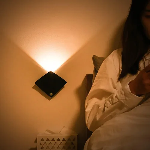 Miniatura 9 de Luz de pared con sensor LED, lámpara de pared LED recargable inalámbrica con detector de movimiento, luces de gabinete, lámparas de noche