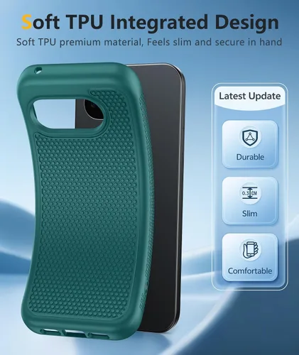 Miniatura 133 de FNTCASE Funda para iPhone 17 Pro: Fundas delgadas translúcidas de color azul claro compatibles con MagSafe, protección completa de la cámara