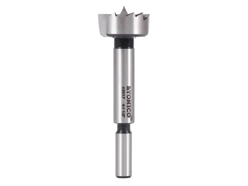 Miniatura 3 de YONICO 43009S - Broca Forstner de acero de 5/8 pulgadas de diámetro, vástago de 3/8 pulgadas