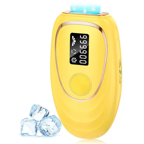 Miniatura 10 de Dispositivo de depilación láser IPL para mujeres y hombres, contacto de enfriamiento de hielo a 45 °F para resultados indoloros y duraderos