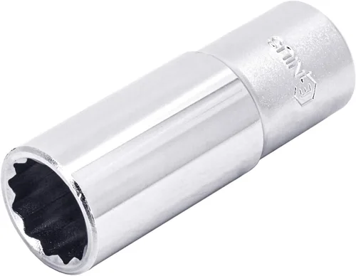 Miniatura 6 de Genius Tools 477825 1/2" Dr. 25/32" Deep Hand Socket (12 Point)