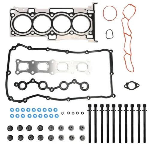 Miniatura 22 de Juego de juntas de cabeza 1.4L con pernos de cabeza compatible con Chevy Cruze, Sonic, Trax, compatible con Buick Encore 1.4L Gas DOHC 2011-2016