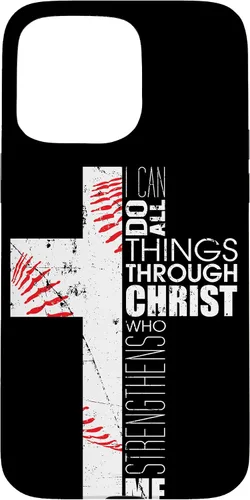 Miniatura 30 de iPhone XR Baseball Phone Cases Teen Boys Coaches Christian Cross Regalos Case