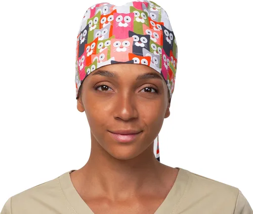 Miniatura 76 de Print Scrub Caps - Sombrero perfecto para enfermeras, médicos y EMTs..