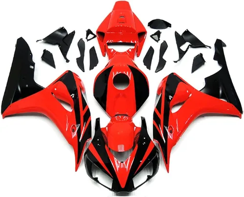 Juego de carenado ABS negro y rojo para motocicleta Fit para CBR1000RR 2006 2007 cbr1000rr Carenados molde de inyección Carrocería Kit de carrocería
