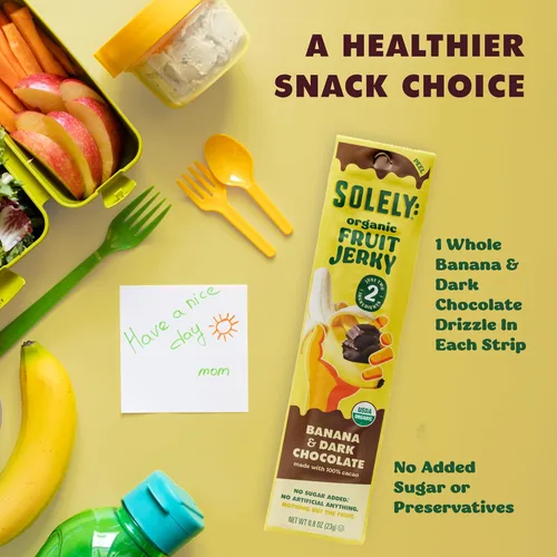 Miniatura 3 de Solely - Charqui de frutas orgánicas Un ingrediente Vegano Sin OGM Sin gluten Sin agregado de azúcar