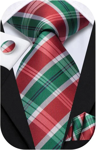 Miniatura 189 de Dubulle Corbata tejida de cachemira para hombre y gemelos de pañuelo para hombre, conjunto de gemelos para boda formal y negocios