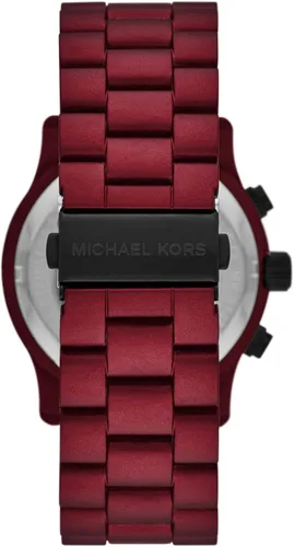 Miniatura 12 de Michael Kors Runway - Reloj cronógrafo de acero inoxidable para hombre con correa de acero o silicona