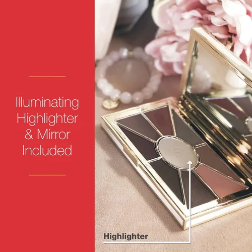 Miniatura 4 de Mirabella Eye Love You Paleta de sombras de ojos con brillo neutral - Paleta de maquillaje con polvos prensados ultra pigmentados, tonos de sombra