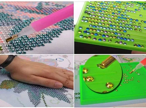 Miniatura 2 de Yoimiya Klee D623 Kits de pintura de diamante para adultos y niños, Genshin Impact 5D, regalo de bricolaje de 15.7 x 11.8 pulgadas, juego