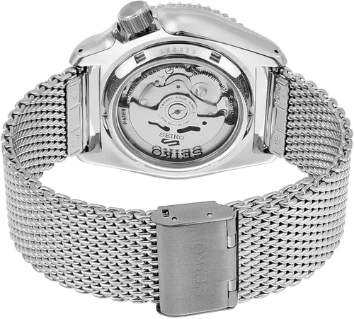 Miniatura 4 de SEIKO Reloj automático para hombre con correa de acero inoxidable plateado modelo SRPD67K1 Blanco apagado Pulsera