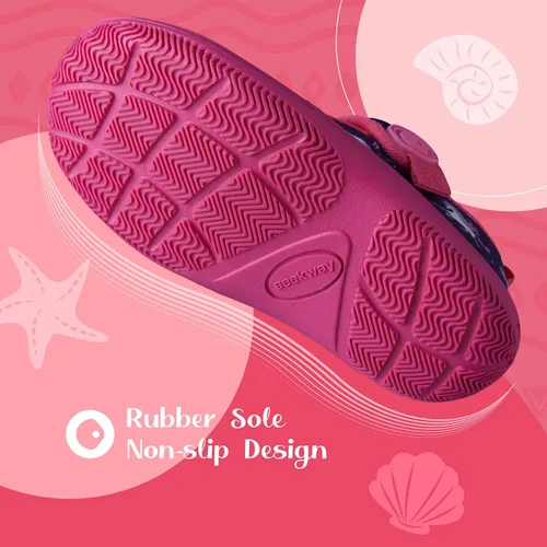Miniatura 5 de SEEKWAY Zapatos de agua para niños y niñas, secado rápido, antideslizantes, calcetines acuáticos, para playa, piscina, natación, deportes, sandalias