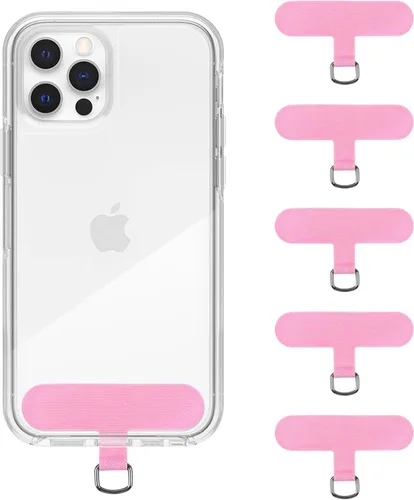 Miniatura 10 de Lengüeta universal para teléfono celular sin adhesivo, paquete de 5 piezas de repuesto para correa de teléfono, parche de cordón de seguridad