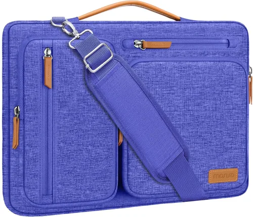 Miniatura 9 de MOSISO Bolsa de hombro protectora 360 para laptop, bolsas de computadora de 15-15.6 pulgadas compatibles con MacBook Pro de 16 pulgadas, HP, Dell