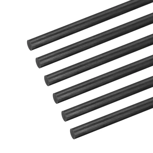 Miniatura 21 de MECCANIXITY Varilla de fibra de carbono, 0.020 in x 3.937 in para avión RC DIY herramienta ala tubo brazo cuadricóptero, paquete de 6
