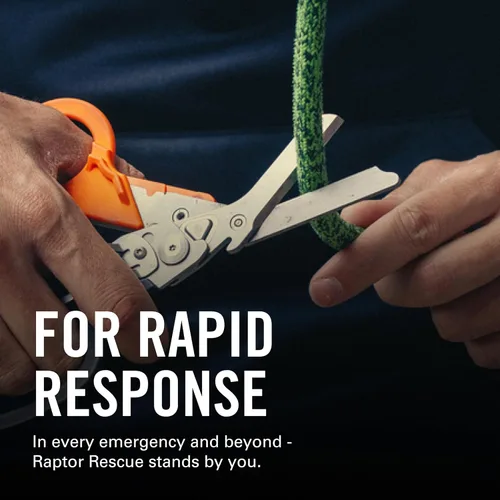 Miniatura 2 de LEATHERMAN, Raptor Rescue - Tijeras 6 en 1 para emergencia/trauma de alta resistencia con rompedor de vidrio de carburo y cortador de correa