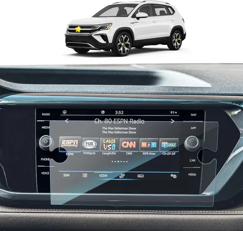 SKTU Protector de pantalla para Taos 2022-2025, Tiguan 2018-2024, Atlas 2018-2023, Arteon 2019-2024, Altas Cross 2020-2023, antiarañazos,