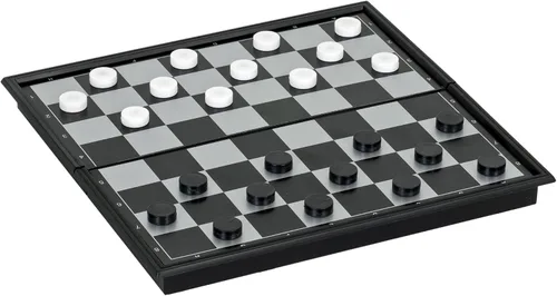 Juego de damas magnéticas tamaño pequeño juego juego juego