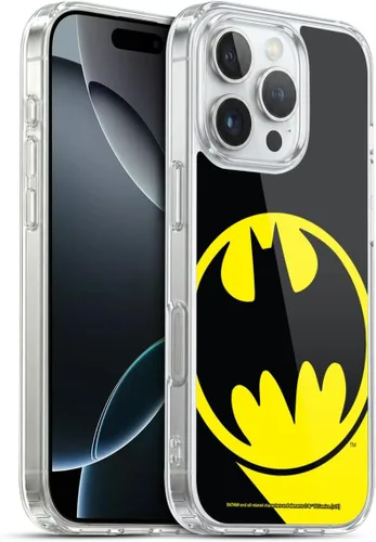 Miniatura 393 de Head Case Designs Funda de gel con licencia oficial de Batman DC Comics Bat Signal Logos [protección de grado militar] compatible con Apple iPhone 7