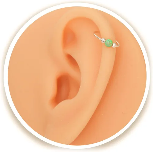 Miniatura 17 de Variedad de aretes de aro para cartílago