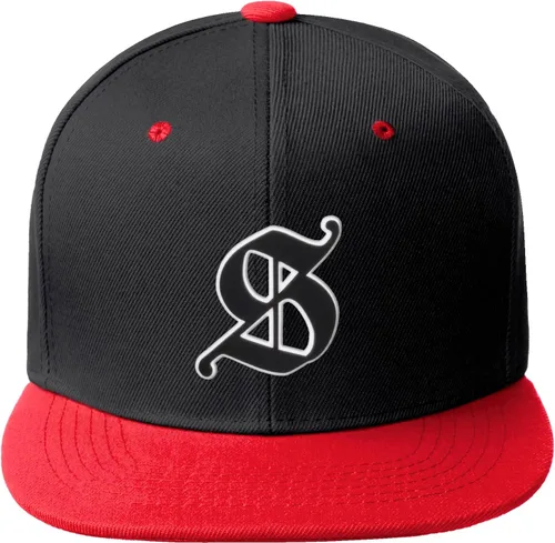 Miniatura 884 de Daxton Gorra clásica con visera de billete plano con letras del alfabeto inglés antiguo de la A a la Z