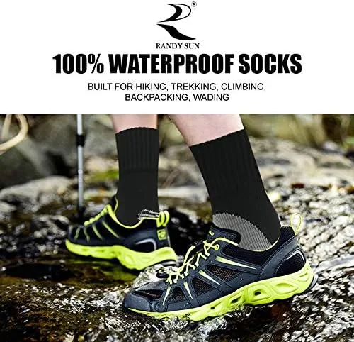 Miniatura 4 de RANDY SUN - Calcetines 100% impermeables, unisex, para practicar senderismo, caminar, correr, esquiar, etc