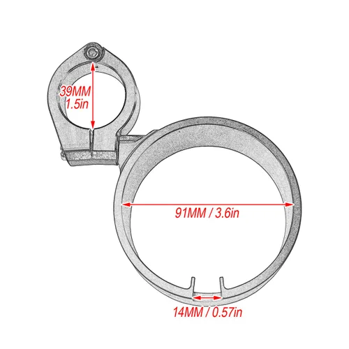Miniatura 7 de Indicador de montaje lateral del velocímetro Abrazadera para Harley Sportster XL883 1200 1993-2020