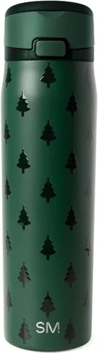 Miniatura 23 de Simple Modern Trek - Vaso de Navidad de 40 onzas con asa y tapa con pajilla, taza de viaje aislada de acero inoxidable apta para portavasos, regalos