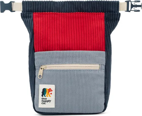 Miniatura 3 de Oso Supply Co - Cubo boulder de pana retro, bolsa de tiza independiente de gran tamaño para escalada en roca, cierre magnético enrollable, bucles