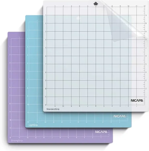Miniatura 9 de LightGrip - Alfombrilla de corte para Silhouette Cameo 3/2/1 (12 x 24 pulgadas, 3 alfombrillas), accesorios de repuesto para Silhouette Cameo