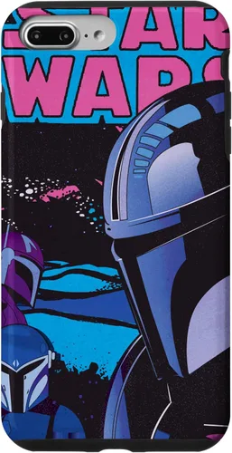 Miniatura 12 de Carcasa de cómic retro para iPhone 16 Star Wars The Mandalorian Bounty Hunters